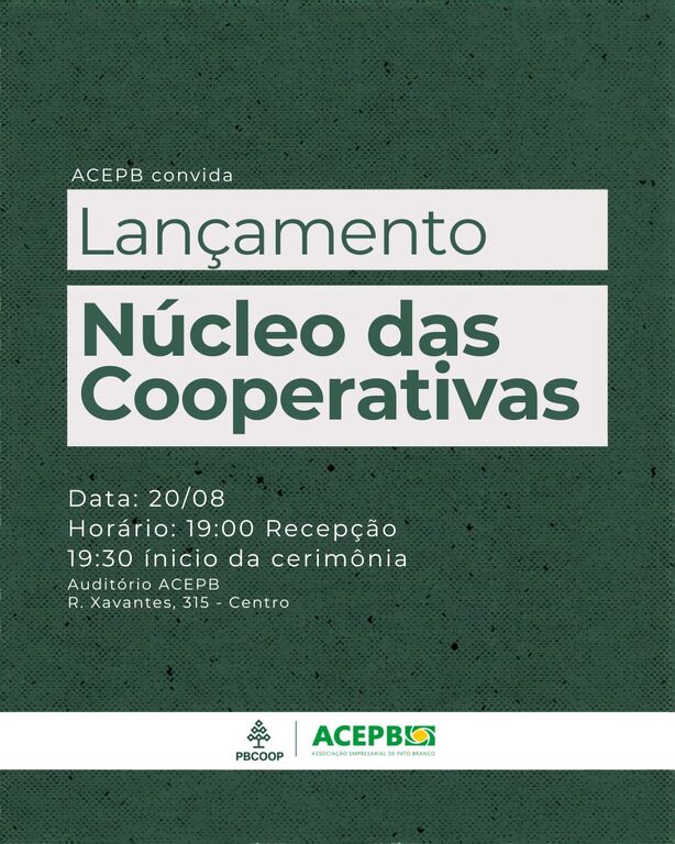 Vai nascer em agosto o PBCOOP